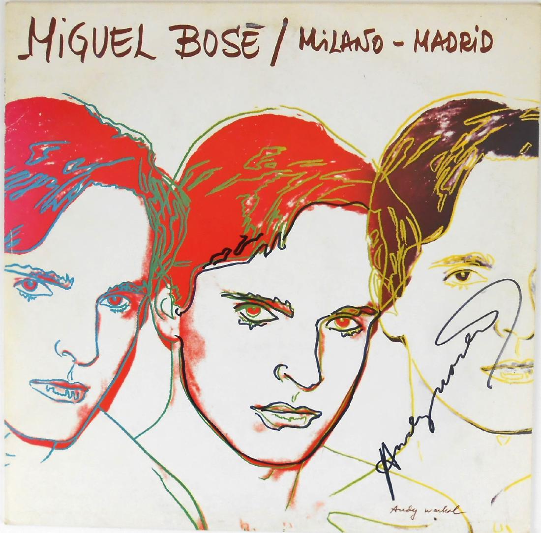 Andy Warhol (1928-1987) Record Album, Signed (1 of 2)