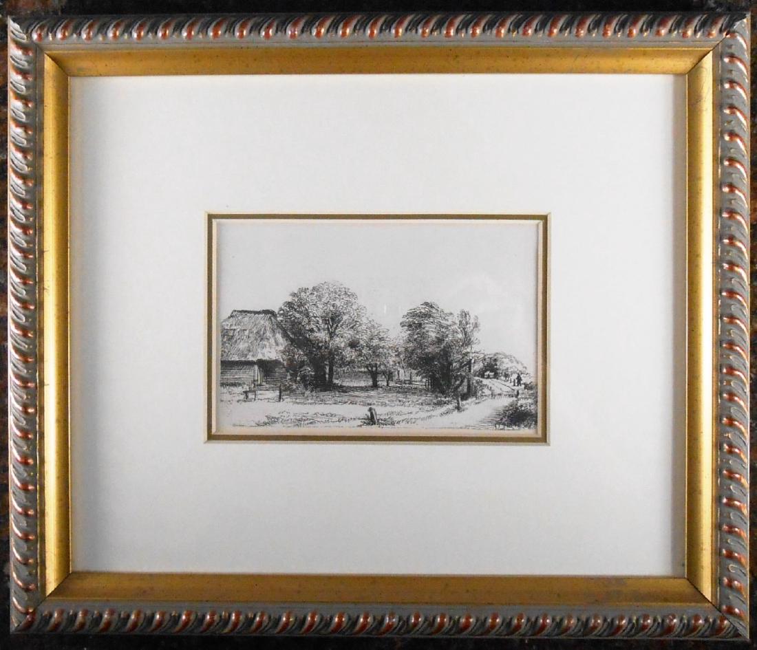 Rembrandt Harmensz Van Rijn (1606-1669) Etching (1 of 2)