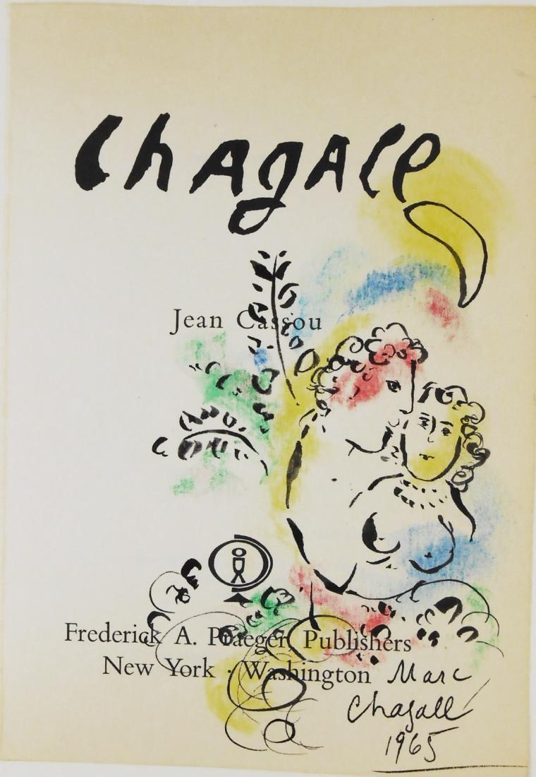 Marc Chagall (1887-1985) Ink & Chalk Book Sketch (1 of 2)
