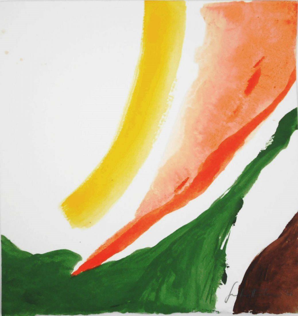 Helen Frankenthaler (1928-2011) Acrylic On Paper (1 of 3)