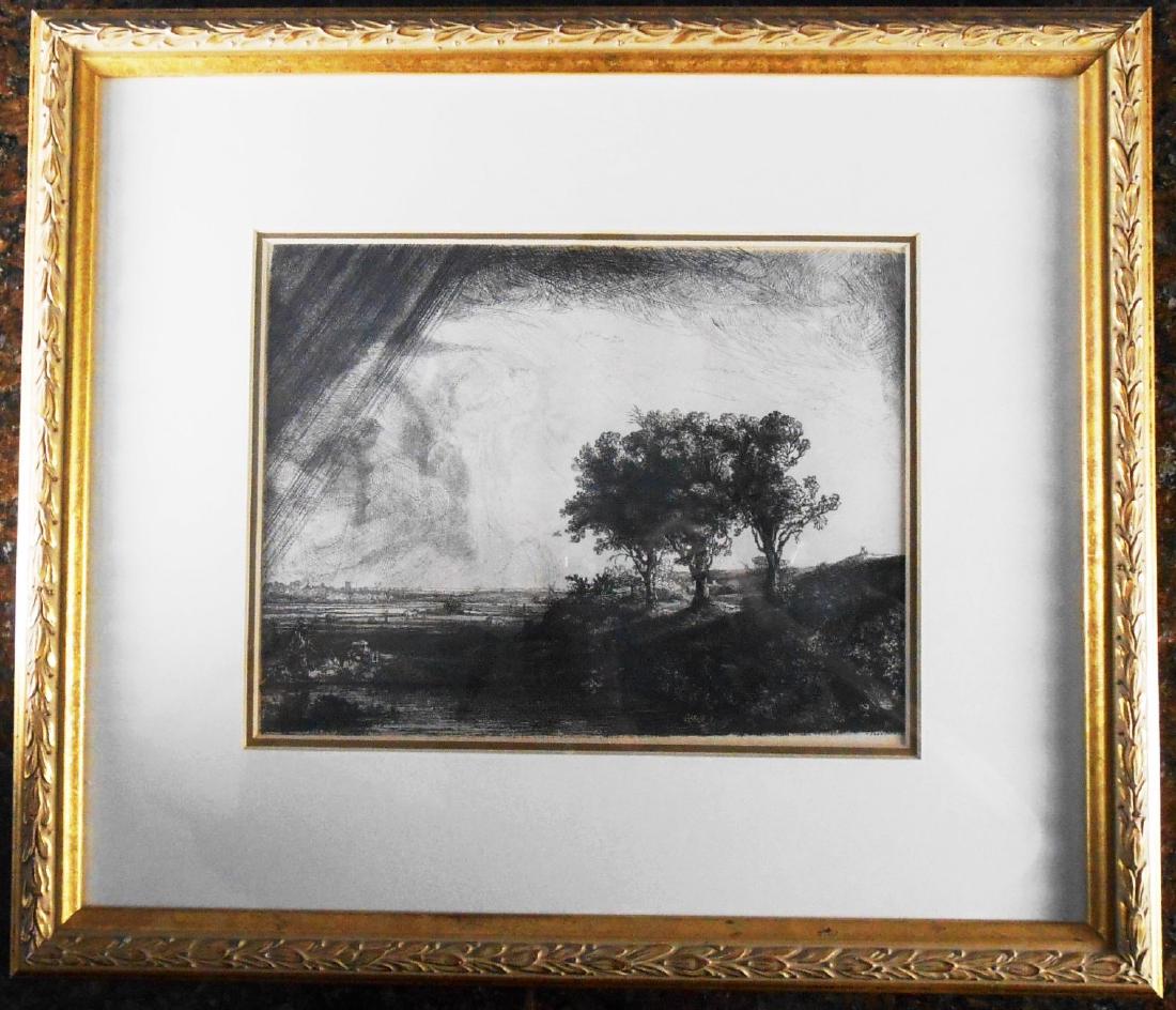 Rembrandt Harmensz Van Rijn (1606-1669) Etching (1 of 3)