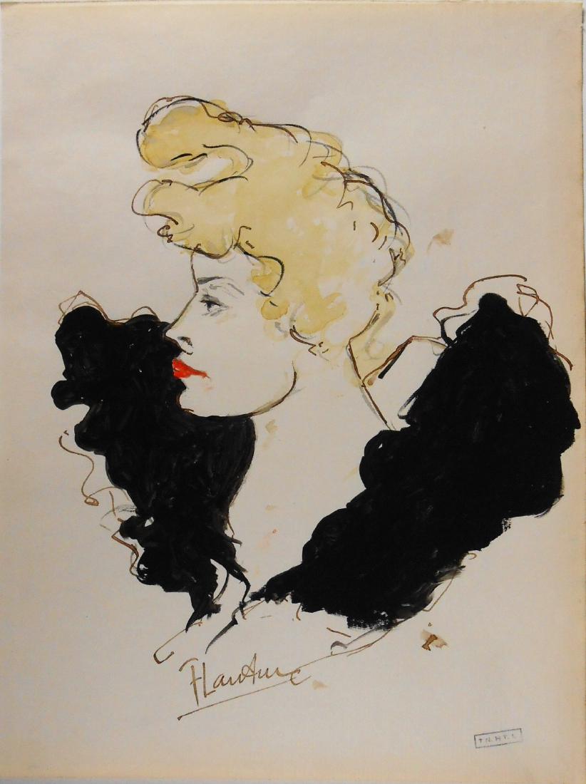 Henri De Toulouse-Lautrec (1864-1901) Watercolor (1 of 2)