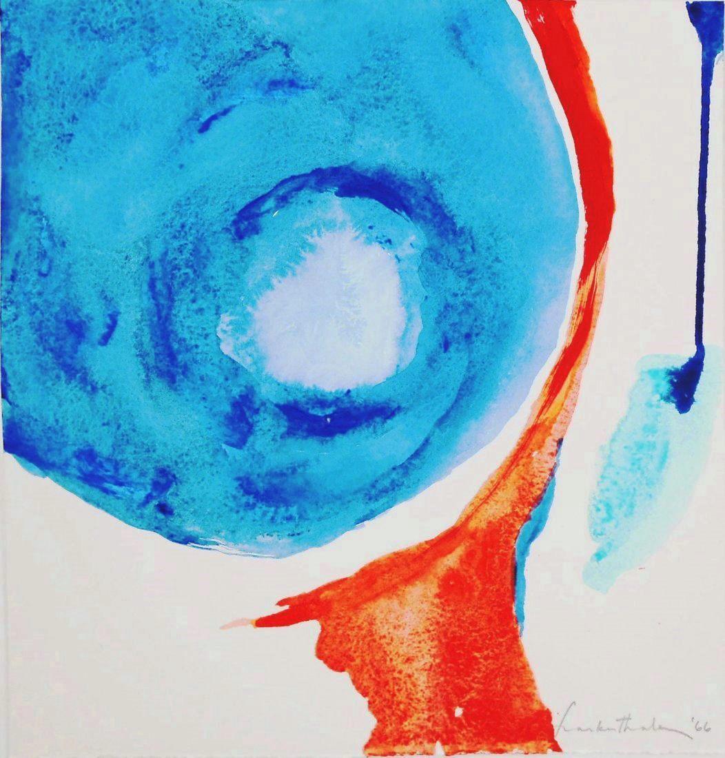 Helen Frankenthaler (1928-2011) Acrylic On Paper (1 of 2)