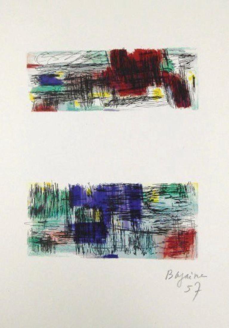 Jean Rene Bazaine (1904-2001) Signed Lithograph (1 of 2)