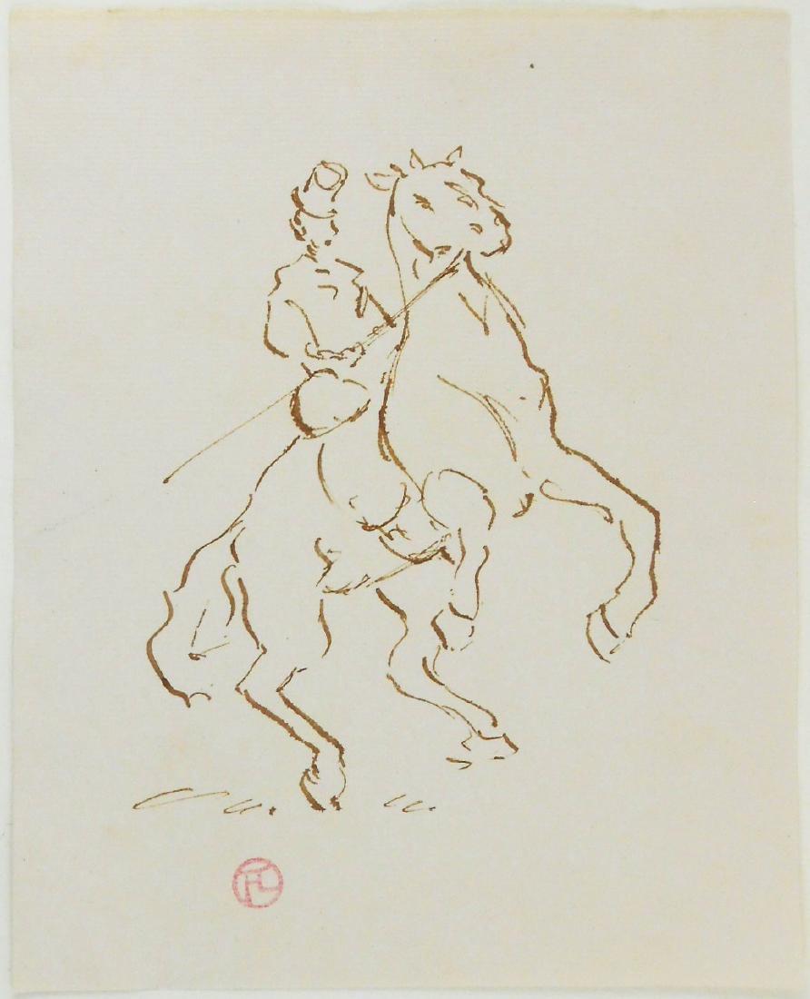 Henri De Toulouse-Lautrec (1864-1901) Ink Sketch (1 of 1)
