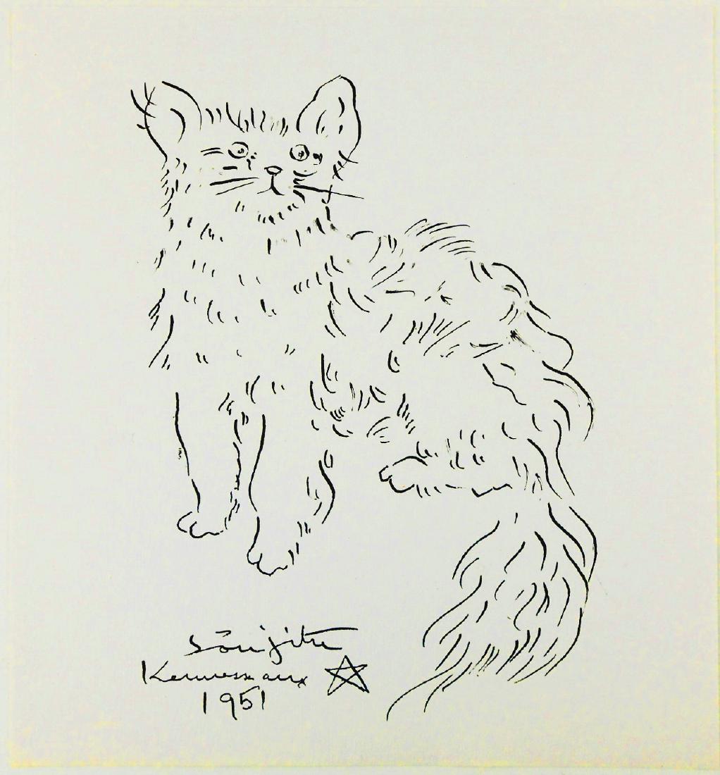 Tsuguharu Foujita (1886-1968) Ink Drawing (1 of 2)