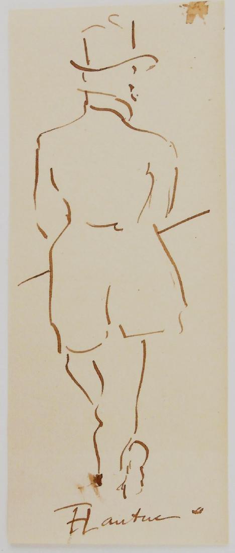 Henri De Toulouse-Lautrec (1864-1901) Ink Sketch (1 of 2)