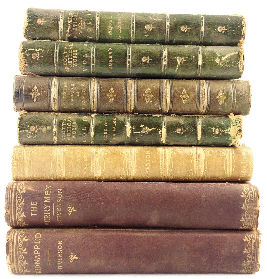 Group Of 7 Antique Books (1 of 1)