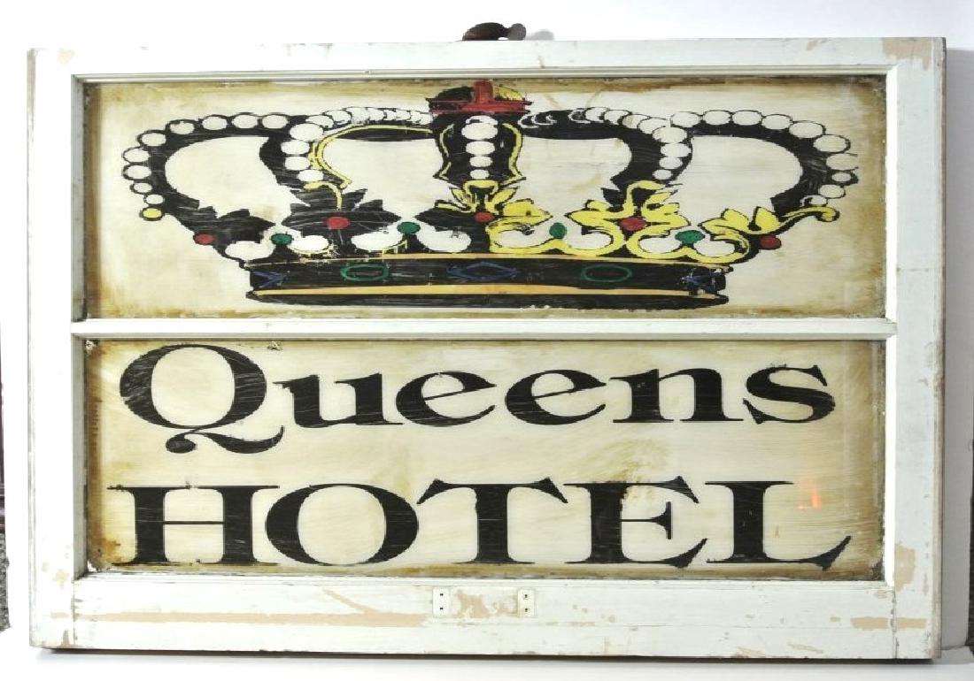 Vintage Queens Hotel Window (1 of 2)