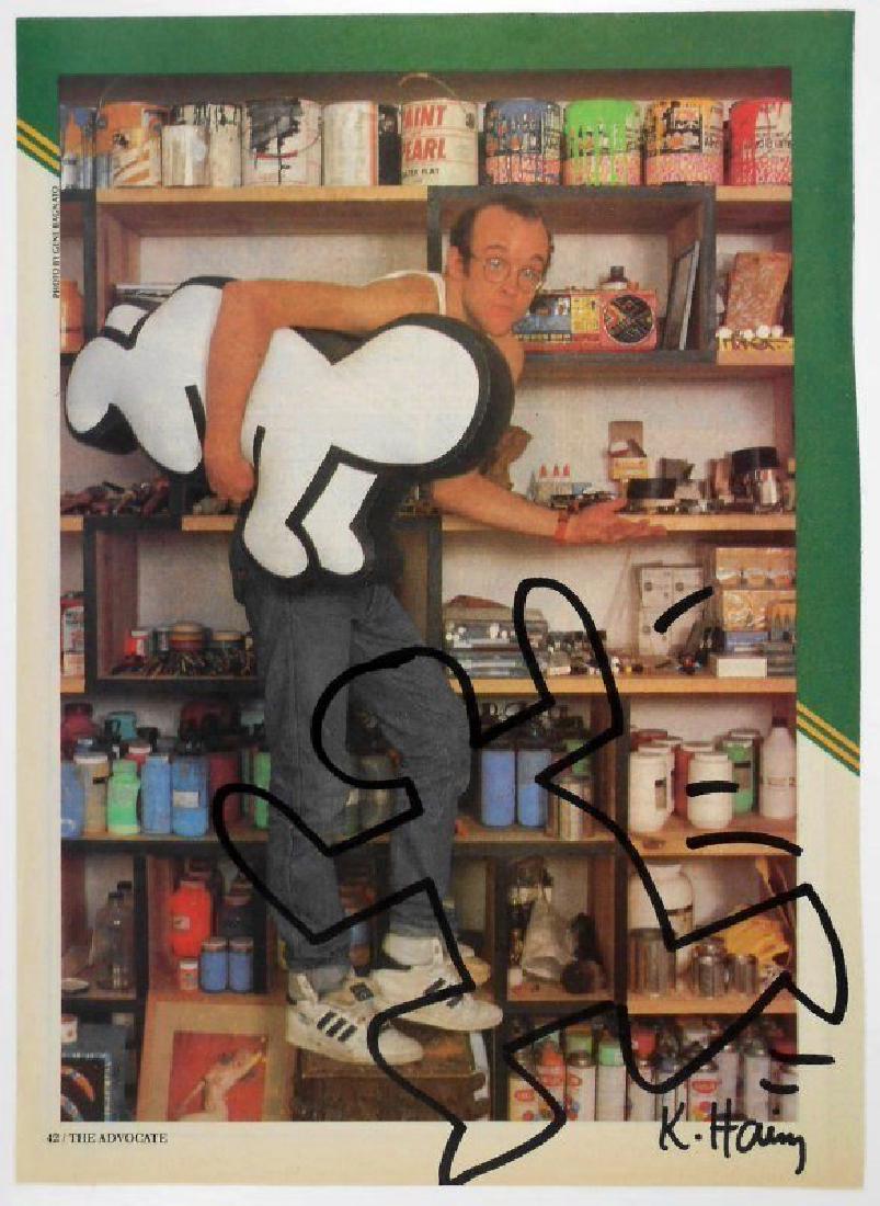 Keith Haring Advocate Magazine Drawing (1 of 1)