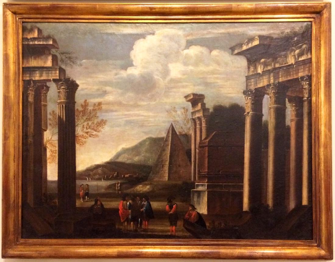 Pair 17th Century Italian Oil Paintings (1 of 3)