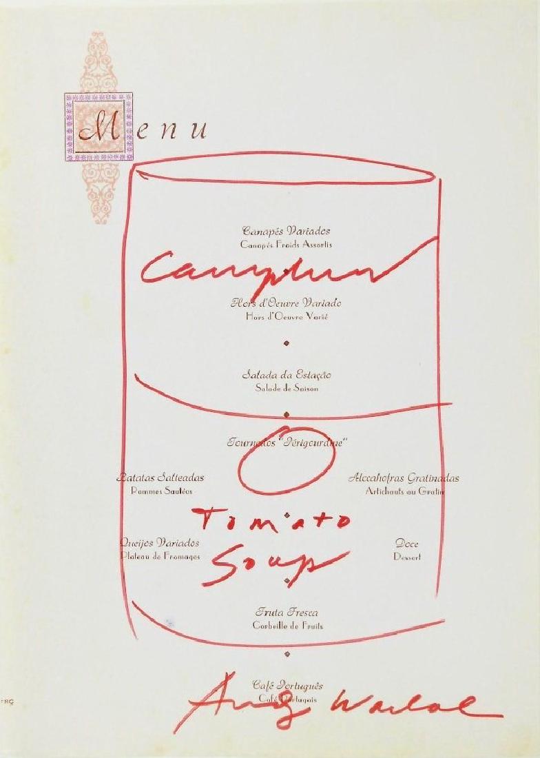 Andy Warhol (1928-1987) Soup Can Drawing (1 of 1)