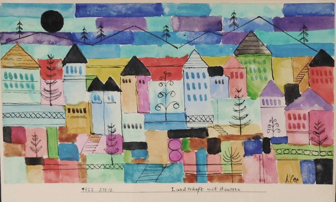 Paul Klee (1879-1940) Watercolor (1 of 3)