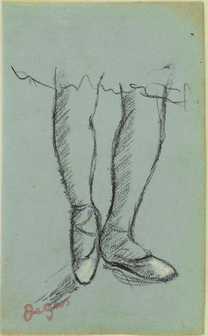 Edgar Degas (1834-1917) Charcoal Study (1 of 2)