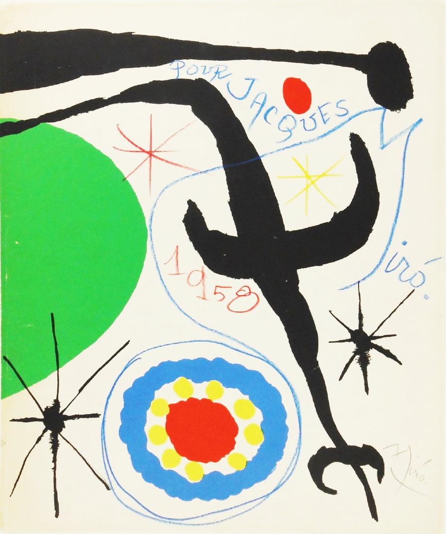 Joan Miro (1893-1983) Hand Embellished Print (1 of 2)
