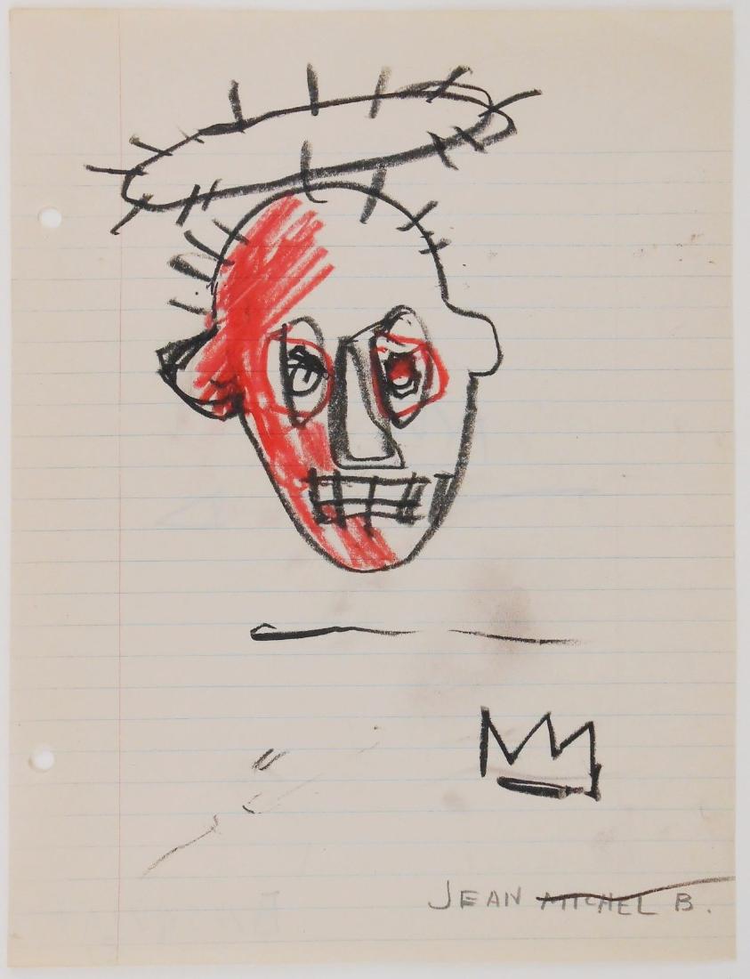 Jean-Michel Basquiat (1960-1988) Drawing (1 of 3)