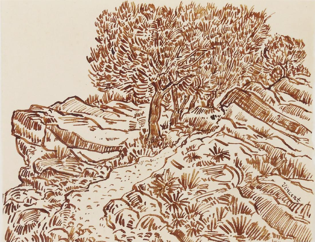 Vincent Van Gogh (18531890) Ink Drawing Jul 09, 2018 Preston Hall