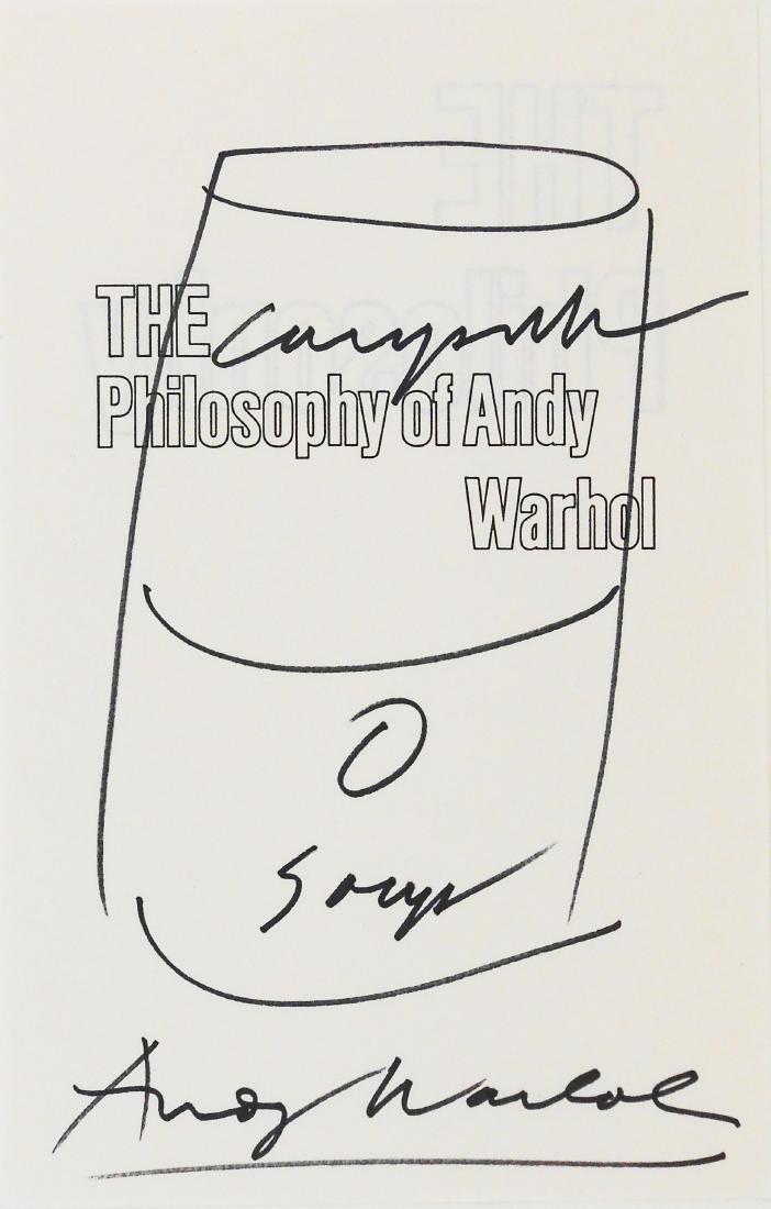 Andy Warhol (1928-1987) Soup Can Drawing (1 of 1)