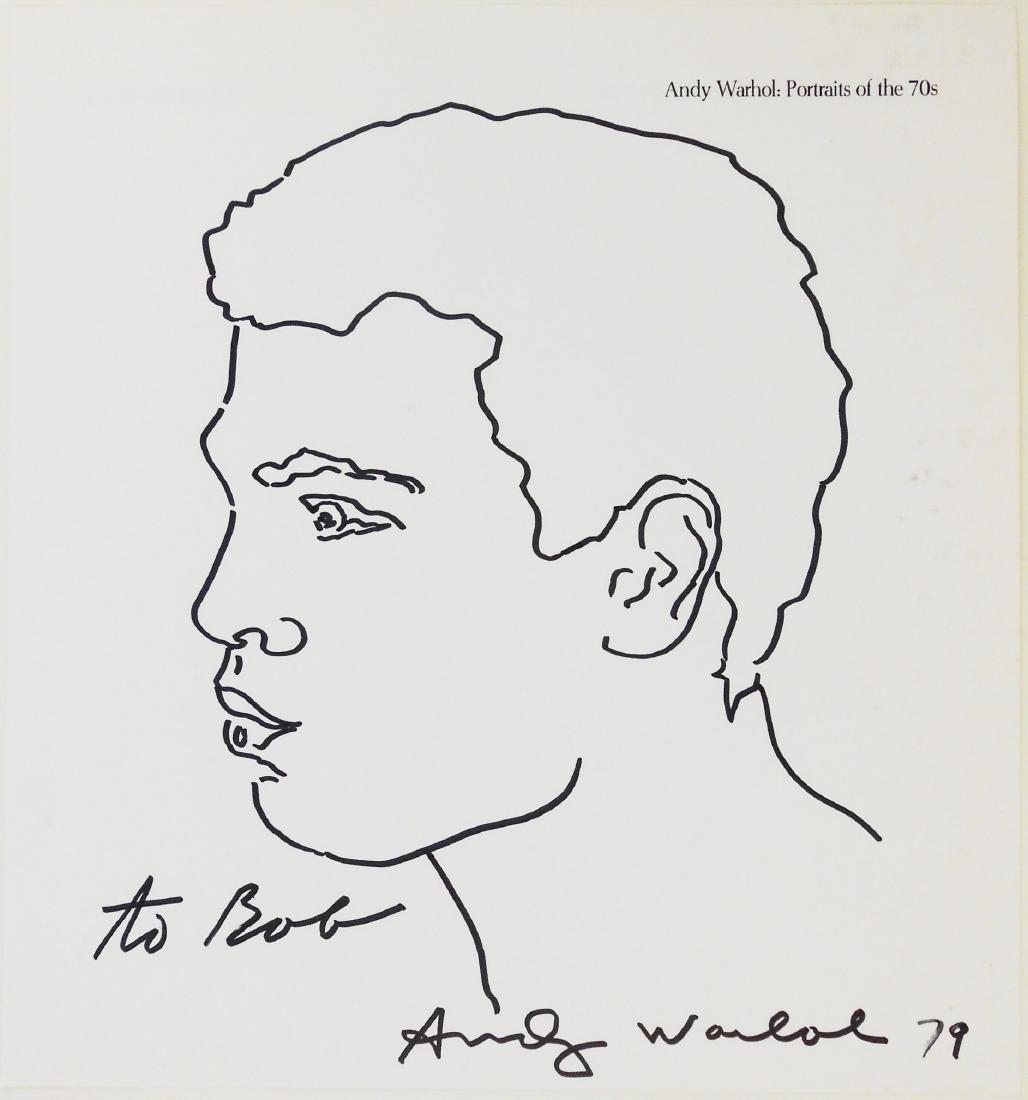 Andy Warhol (1928-1987) Felt-Tip Pen Drawing (1 of 1)