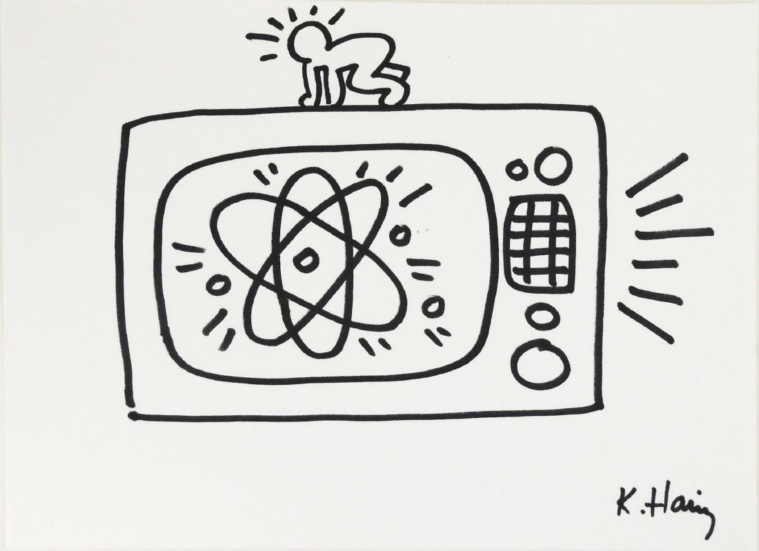 Keith Haring (1958-1990) Outline Drawing (1 of 2)