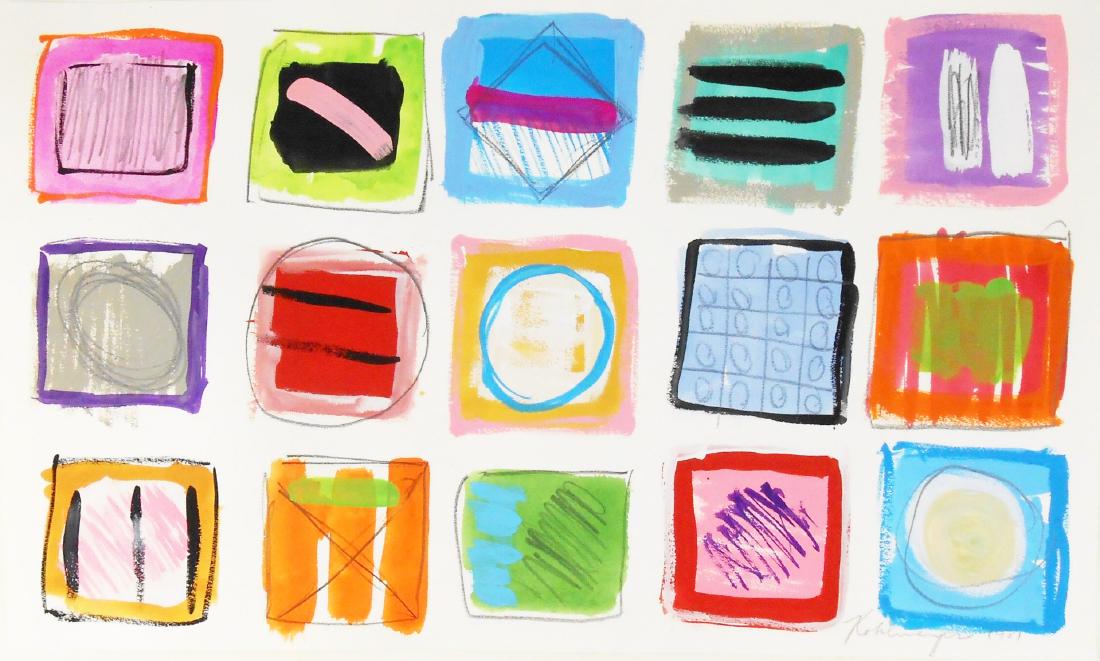 Ida Kohlmeyer (1912-1997) Mixed Media (1 of 2)