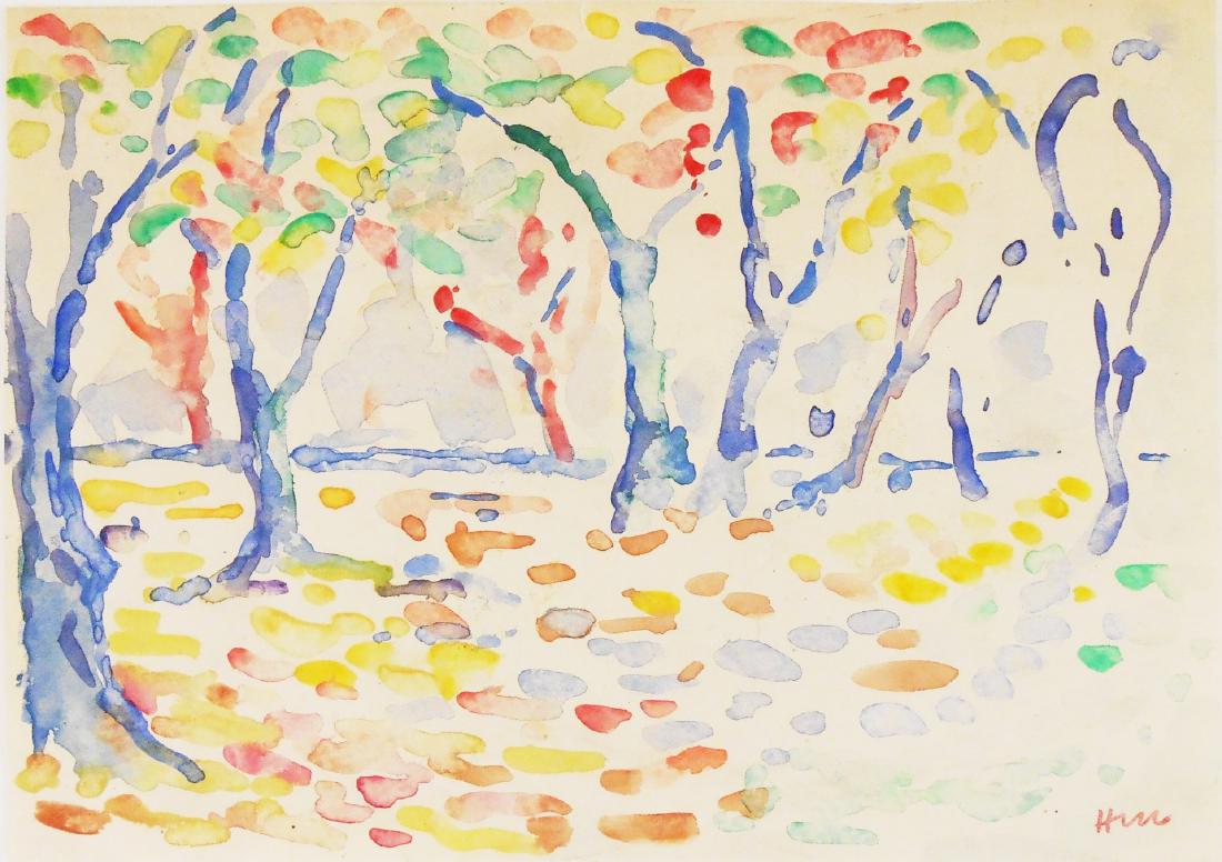 Henri Matisse (1869-1954) Early Watercolor (1 of 2)