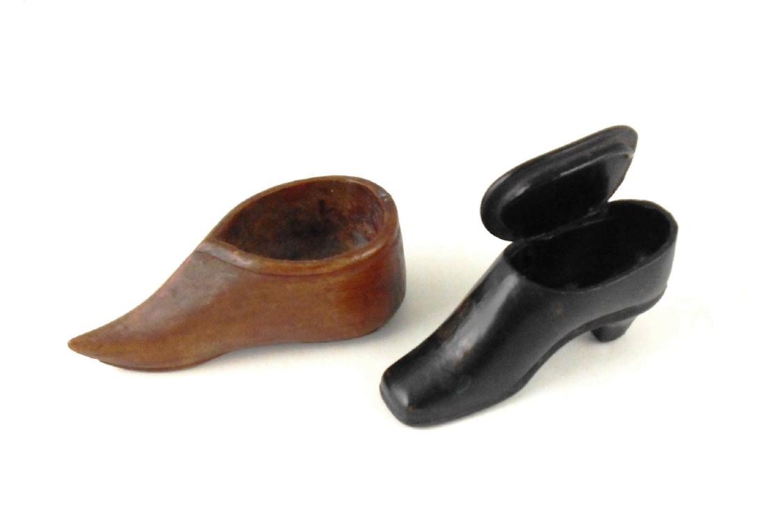 Antique Shoe-Form Snuff Boxes (1 of 2)
