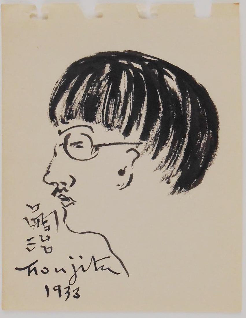 Tsuguharu Foujita (1886-1968) Brush & Ink Study (1 of 1)