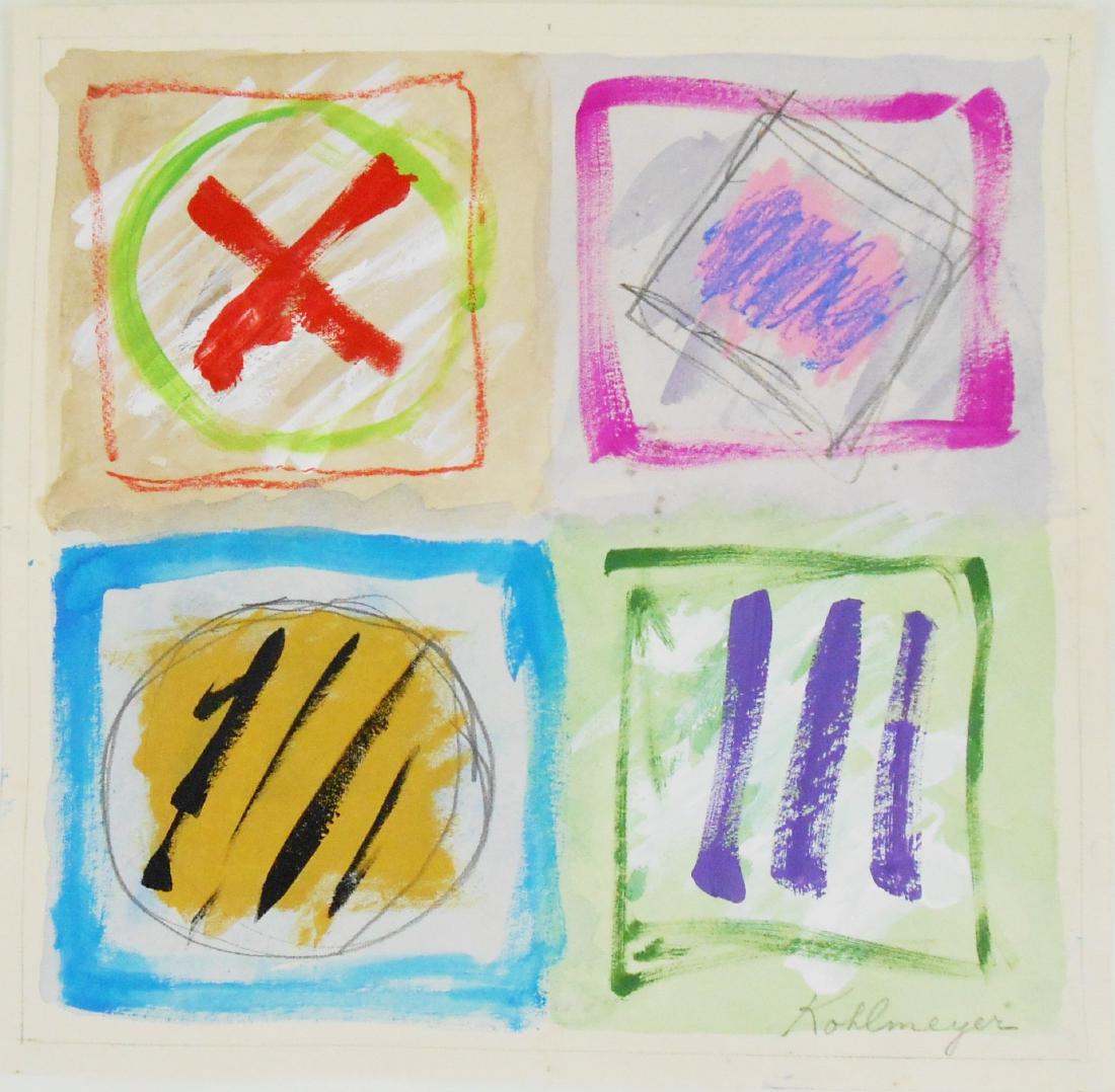 Ida Kohlmeyer (1912-1997) Mixed Media (1 of 2)