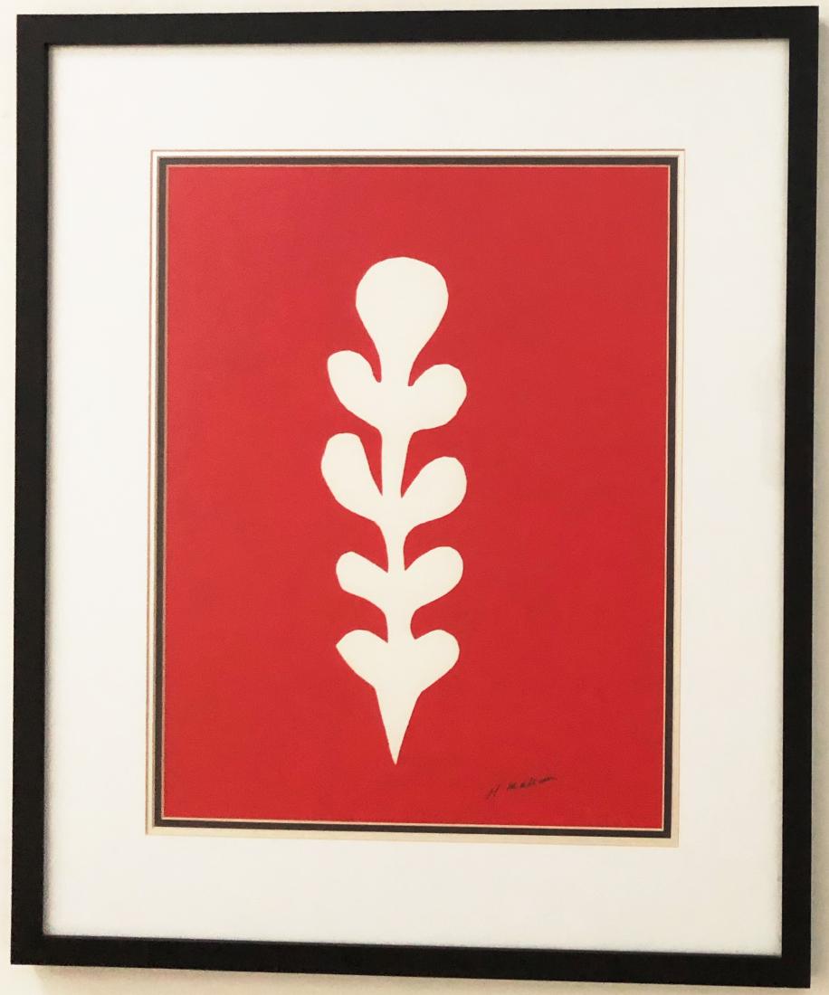 Henri Matisse (1869-1954) Color Print, Signed (1 of 2)