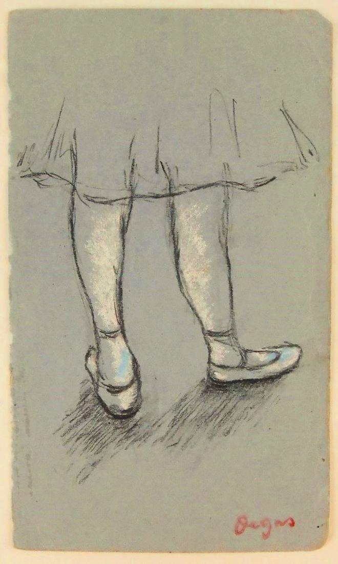 Edgar Degas (1834-1917) Charcoal Study (1 of 2)