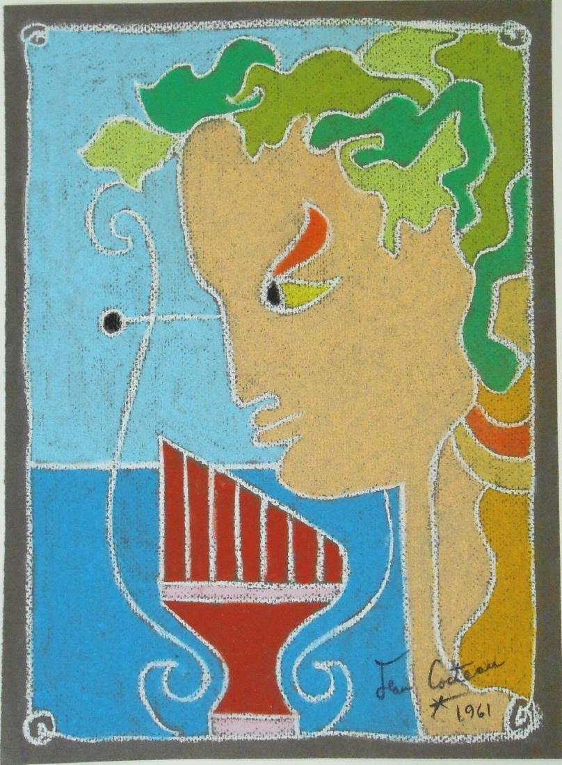 Jean Cocteau (1889-1963) Pastel On Paper (1 of 2)