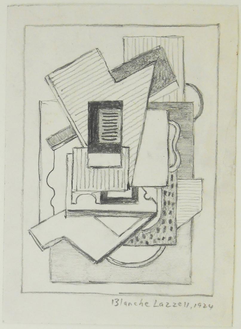 Blanche Lazzell (1878-1956) Drawing, Ca. 1924 (1 of 2)
