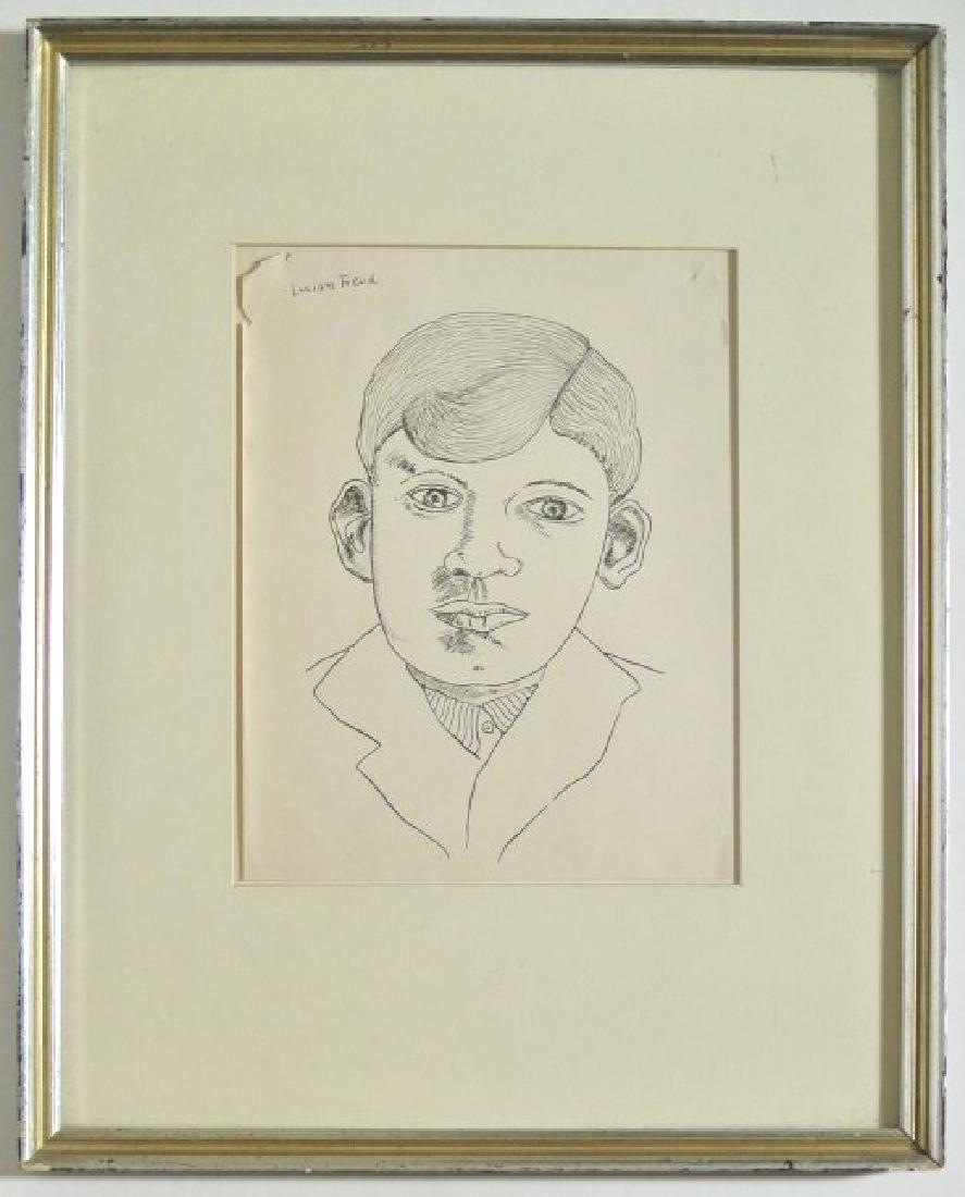 Lucian Freud (1922-2011) Pen & Ink Drawing (1 of 3)