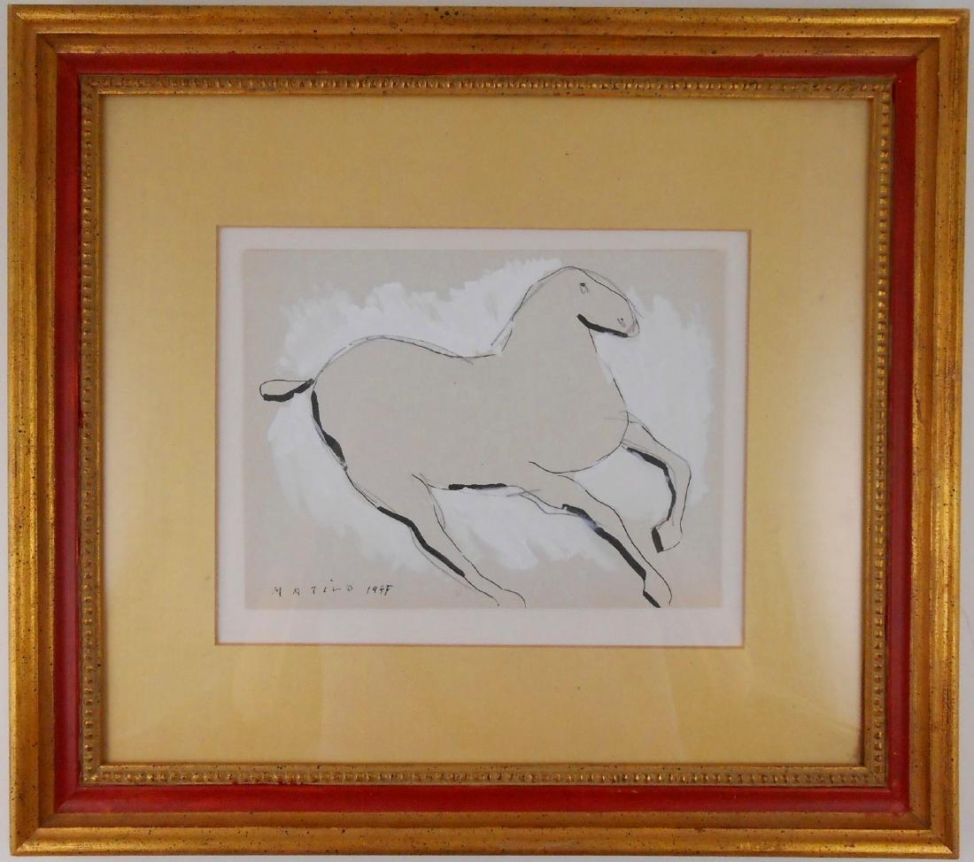 Marino Marini (1901-1980) Pen & Ink Drawing (1 of 1)