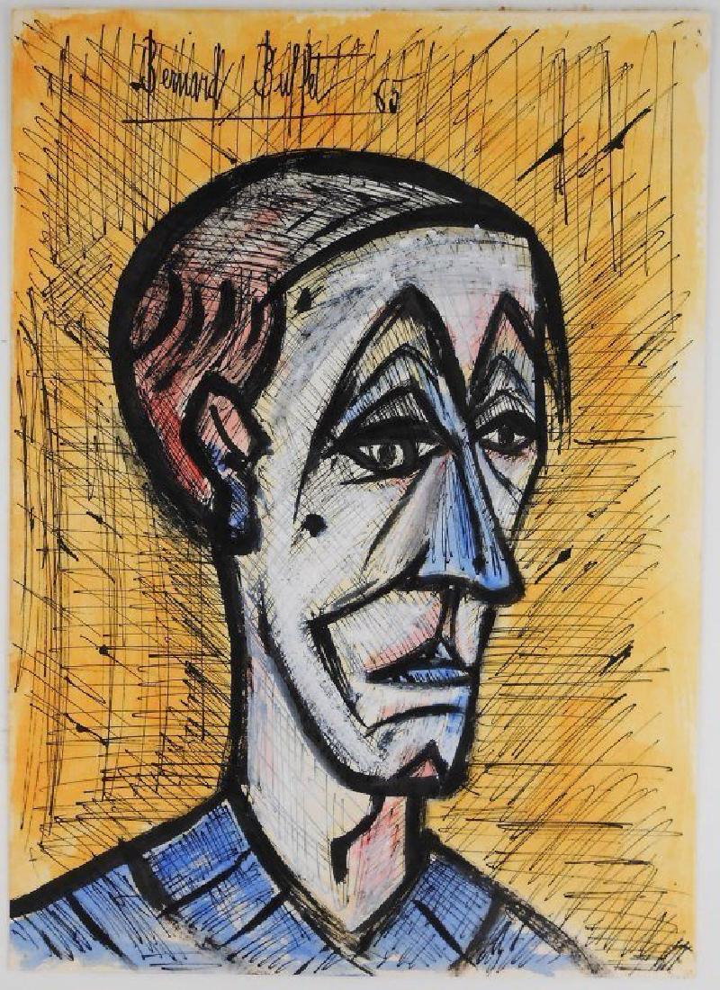 Bernard Buffet (1928-1999) Mixed Media On Paper (1 of 2)