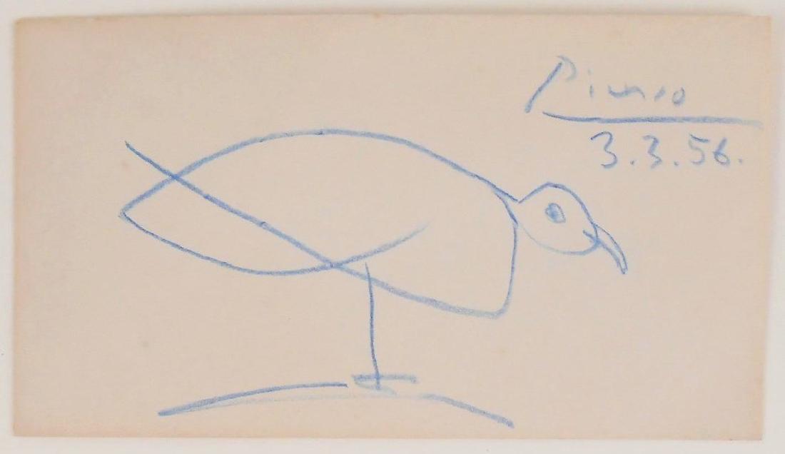 Pablo Picasso (1881-1973) Envelope Sketch (1 of 1)