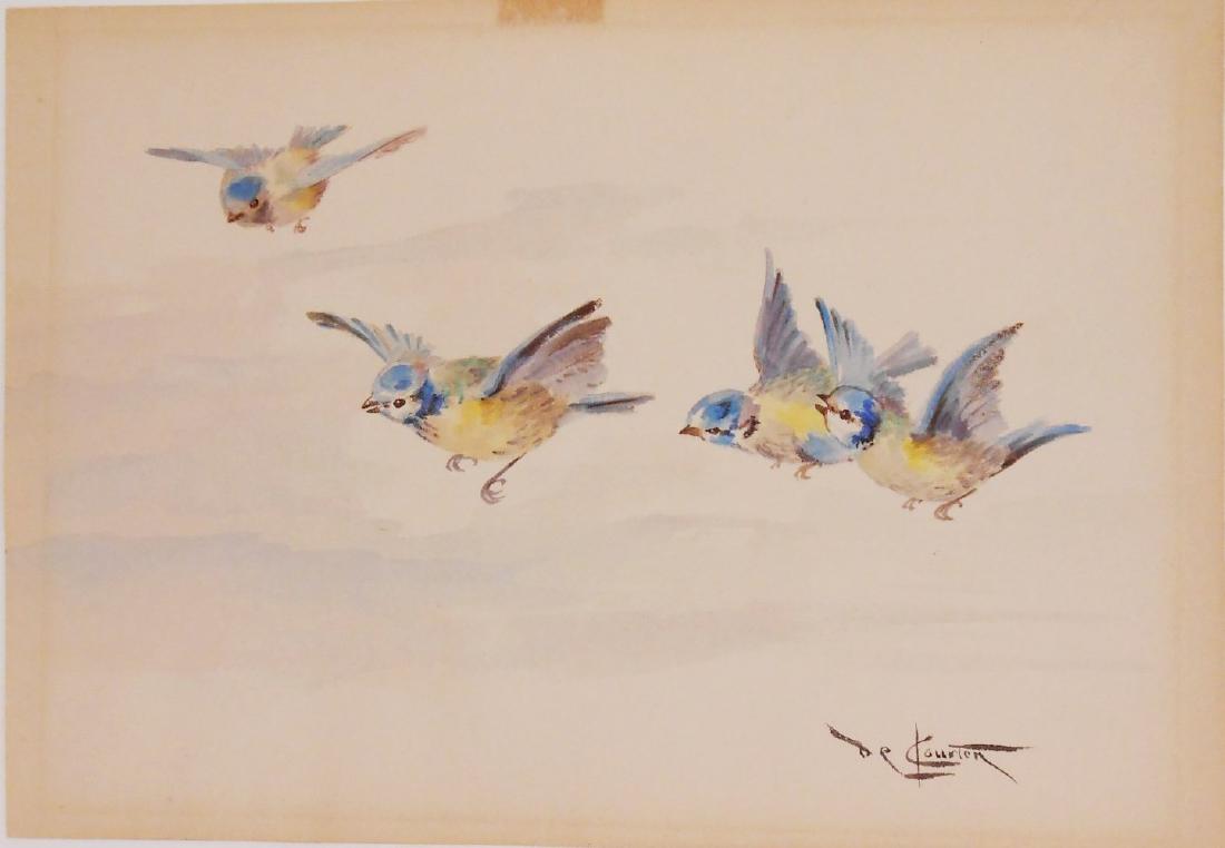 Lodovico De Courten (19th c.) Watercolor (1 of 1)