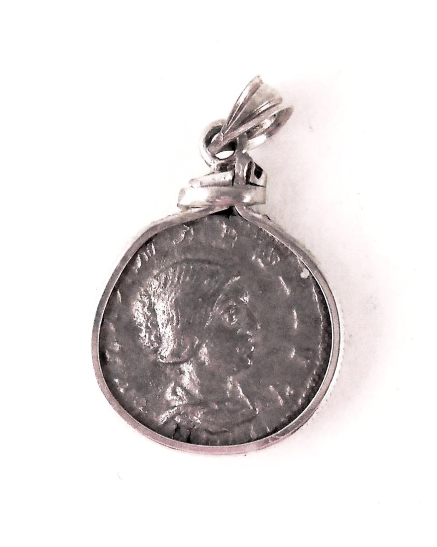Roman Coin With Silver Bezel (1 of 2)