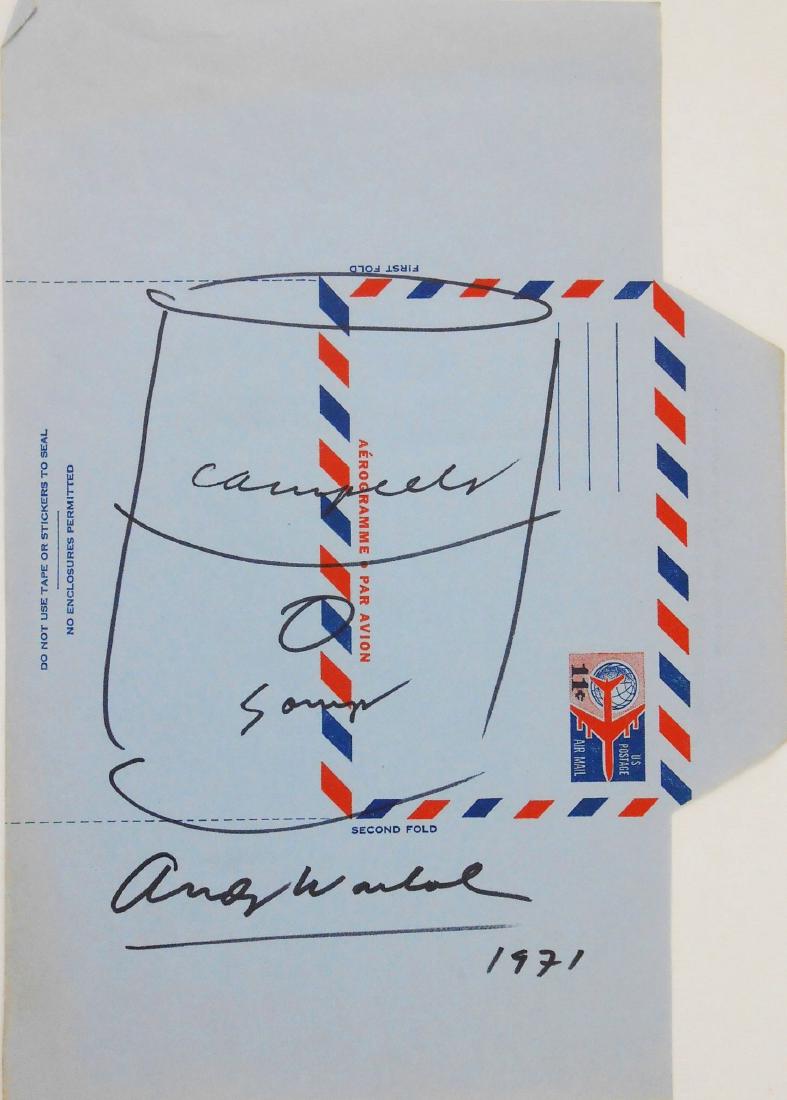 Andy Warhol (1928-1987) Soup Can Drawing (1 of 2)