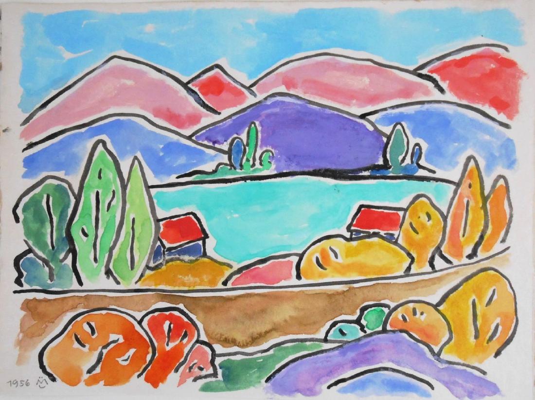 Gabriele Munter (1877-1962) Watercolor & Gouache (1 of 2)