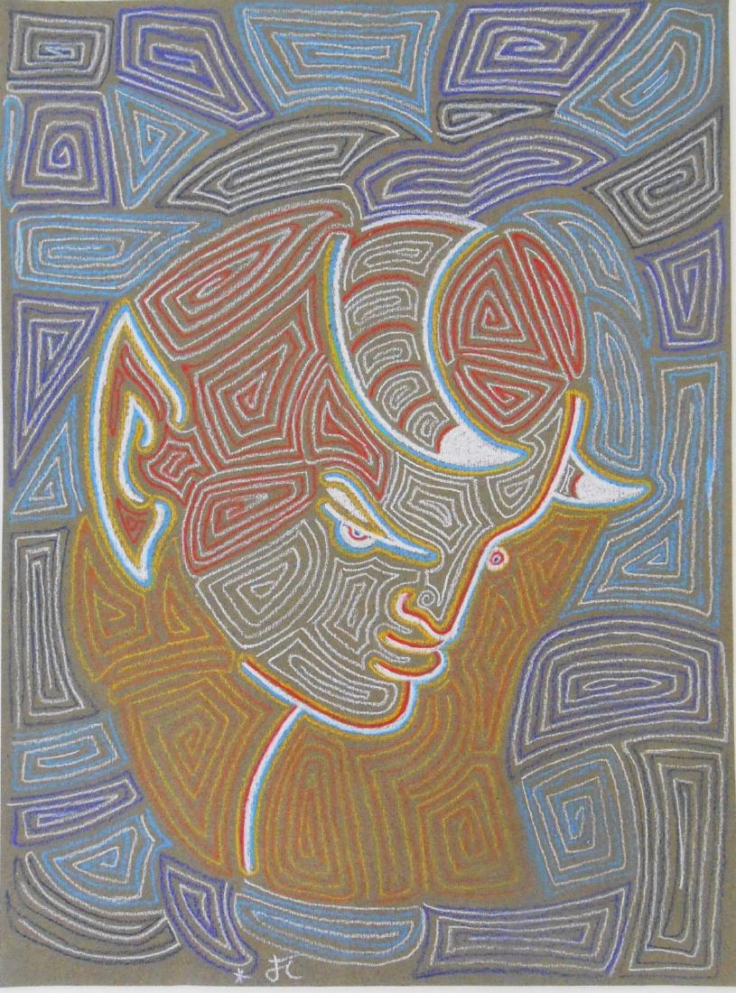 Jean Cocteau (1889-1963) Pastel On Paper (1 of 2)