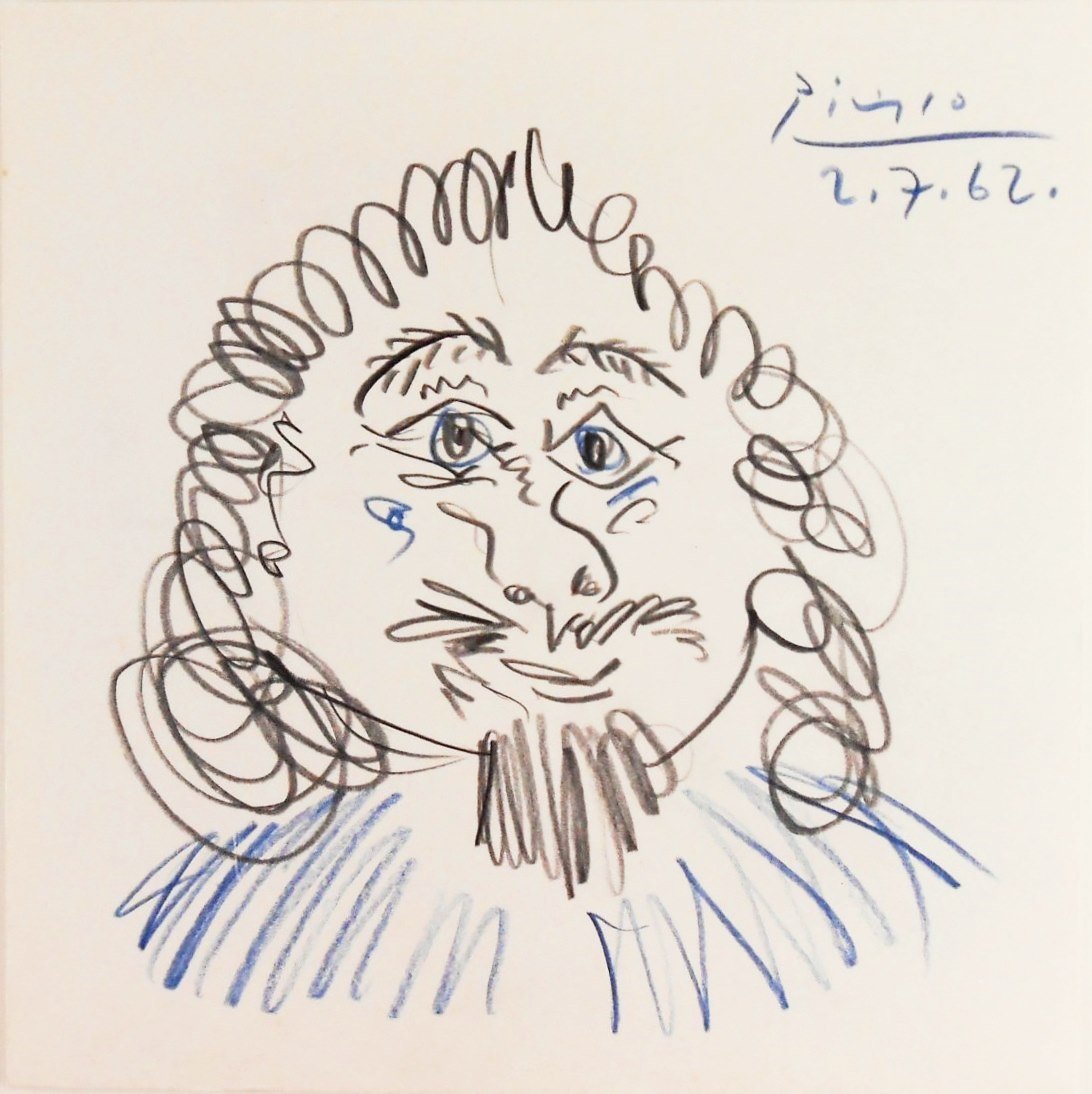 Pablo Picasso (1881-1973) Pencil Drawing (1 of 1)