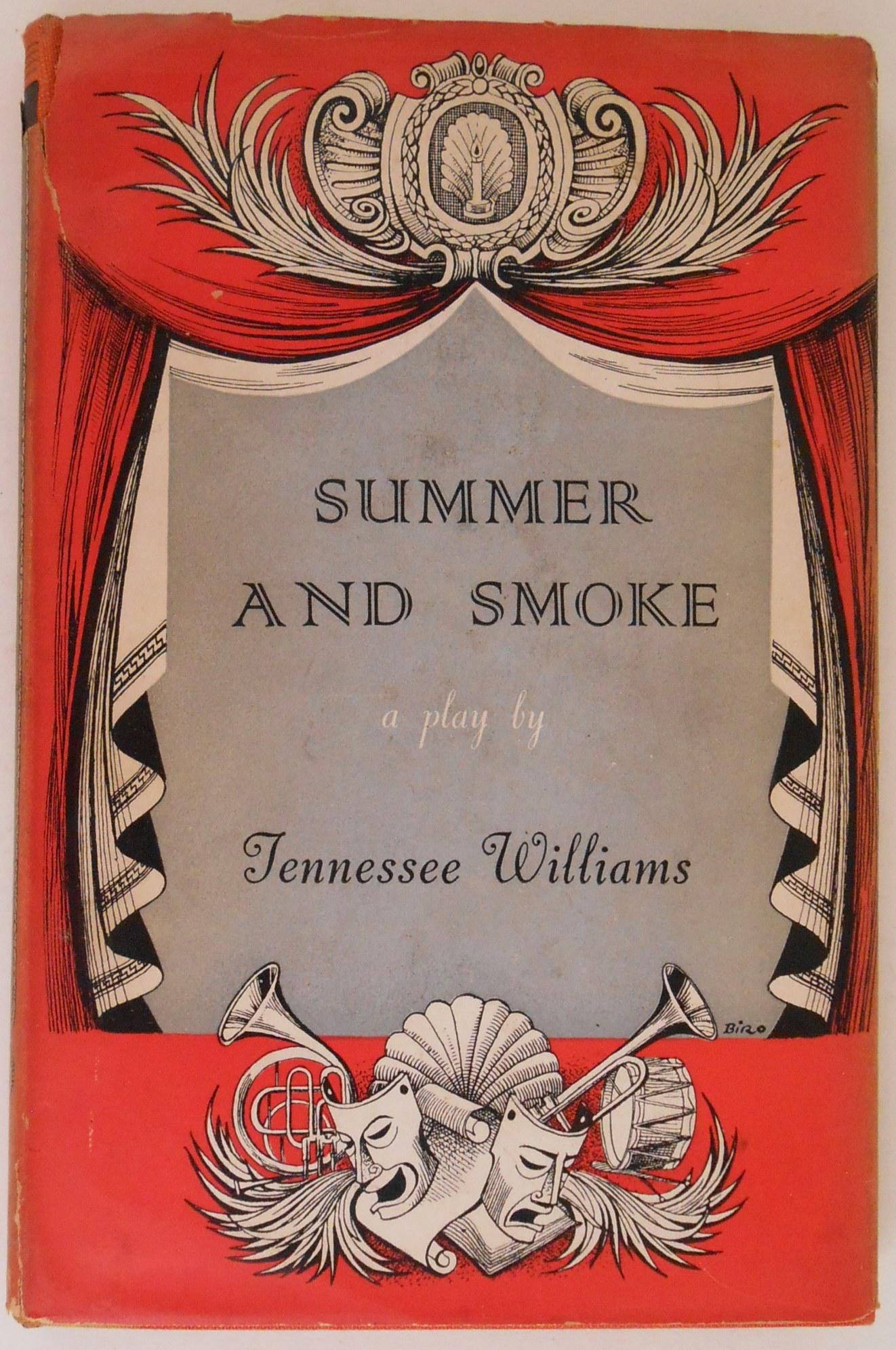 Summer And Smoke, First British Edition: Summer and Smoke by Tennessee Williams. Published by John Lehmann, London, 1952. First British edition. Original dust jacket.