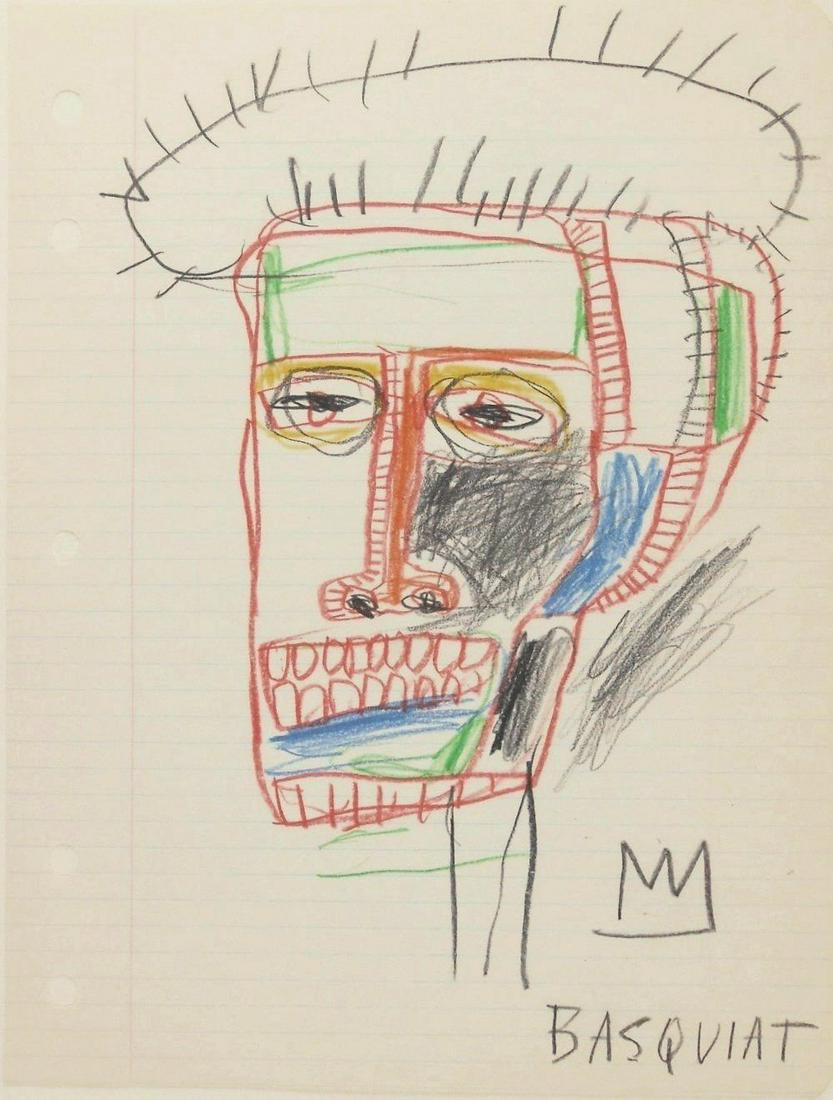 Jean-Michel Basquiat (1960-1988) Pencil Drawing (1 of 1)