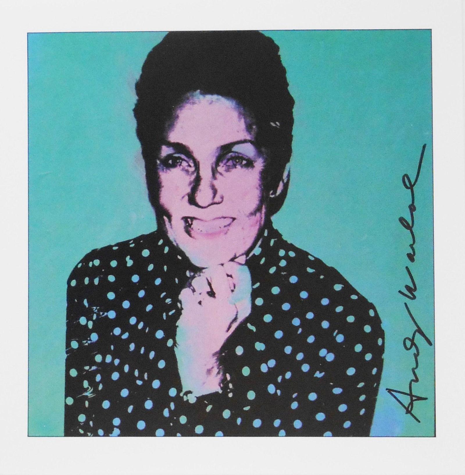 Andy Warhol (1928-1987) Signed Print (1 of 1)