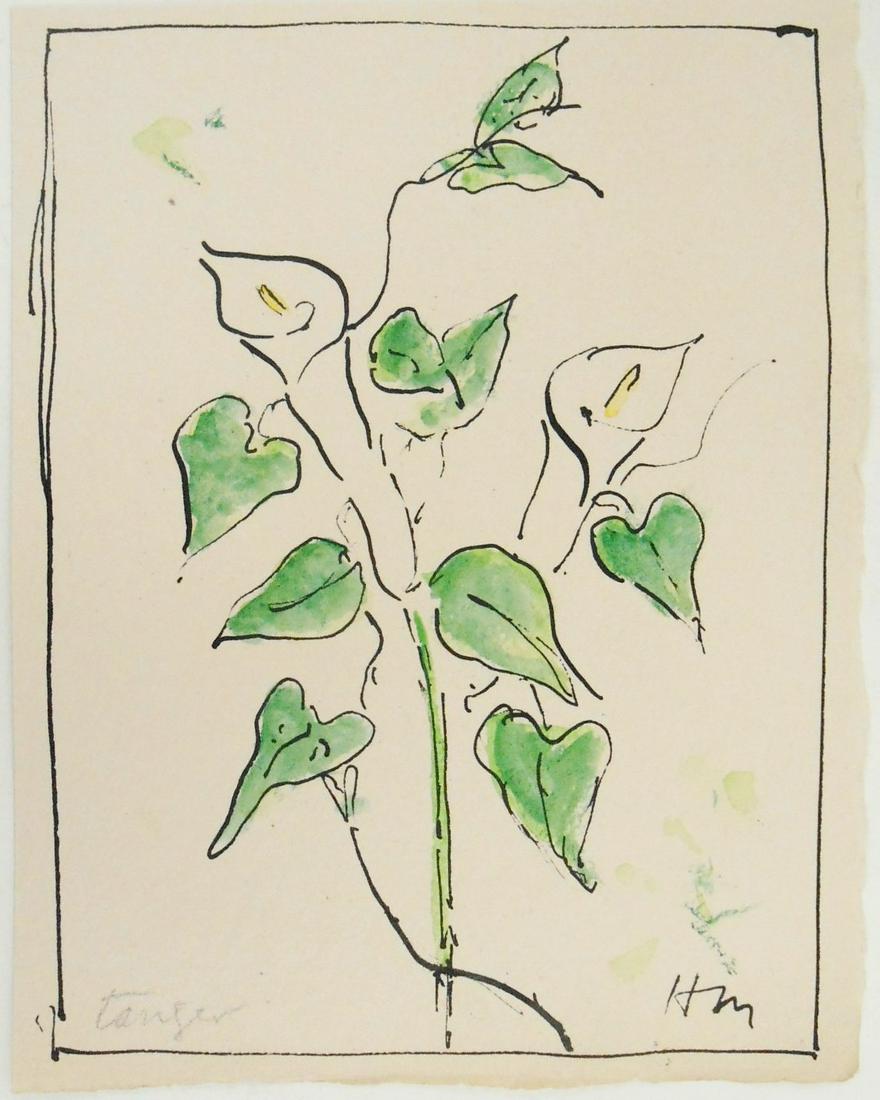 Henri Matisse (1869-1954) Watercolor (1 of 2)