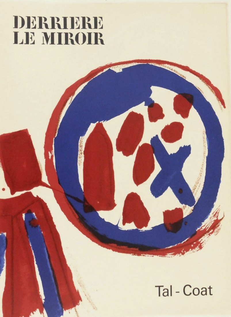 Pierre Tal-Coat (1905-1985) Original Color Lithograph: Original color lithograph, untitled, by Pierre Tal-Coat (1905-1985). Printed in May 1962 as the front and back cover of "Derriere Le Miroir". Unsigned. 15 x 11 inches. Very good condition. Sold unfram