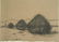 Claude Monet (1840-1926) Charcoal Drawing
