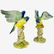 Pair Of Porcelain Parrots, 19th Century